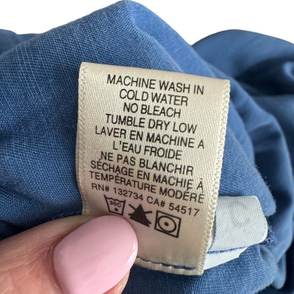 Cloth & Stone - High Neck Side Tie Wide Leg Jumpsuit Sz M - Picture 10 of 10